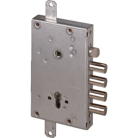 Serratura triplice antifurto cilindro europeo porte blindate cisa art.56515.48b c/blocco - Salone