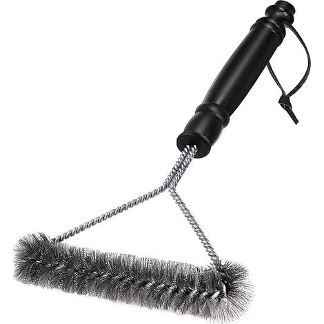 Barbecue-Reinigungsbürste - Edelstahlborsten für die schnelle und effiziente Reinigung aller Grills (30 cm) (1/5)