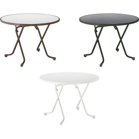 Best Freizeitmöbel Dublin Dinning Tisch Gartentisch Esstisch rund 100x73 cm
