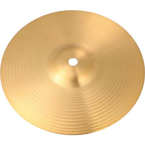 Instruments de percussion de 8 pouces pour adultes, pied de cymbale, cymbale à main, petites cymbales-19.50X19.50X0.20CM-Golden