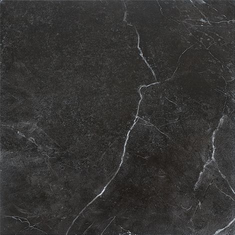 Randaco PVC Bodenbelag - Selbstklebende Fliesen - Betoneffekt - 30 cm x 30 cm x 1,5 mm - Dicke 1,5 mm - Schwarz -ca.2m² / 22 Fliesen