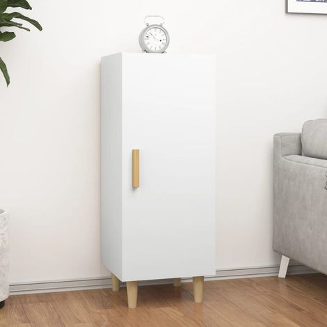 Sideboard Weiß 34,5x34x90 cm Holzwerkstoff