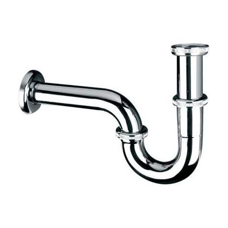 Siphon évier mcalpine 215cb laiton chrome sans trop plein (1/2)
