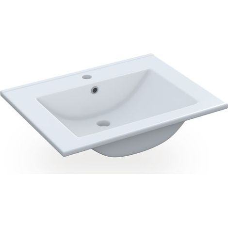 Lavabo Cerámico Volga Blanco 60x45 (1/5)