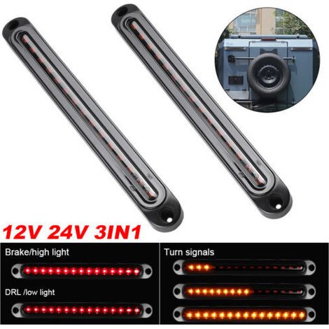 Supply of new, high-quality 30-LED rear lights with sequential turn signals, red and yellow focused lighting SRK-300 (1/5)