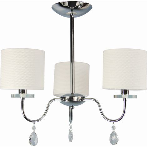 Lampada a soffitto Candellux Estera cromata 3xE14 58cm (1/2)