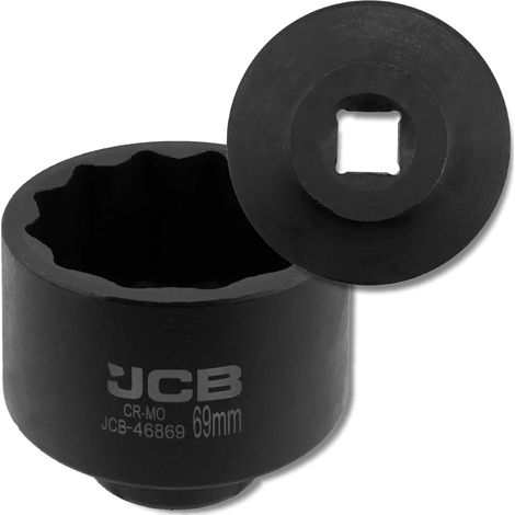 JCB Schlagschrauber-Steckschlüssel 3/4" 69 mm 12-Kant Cr-Mo