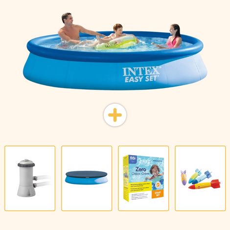 Intex Piscine Easy Set Ronde - 366x76 cm - 5-pièces S231 (1/5)