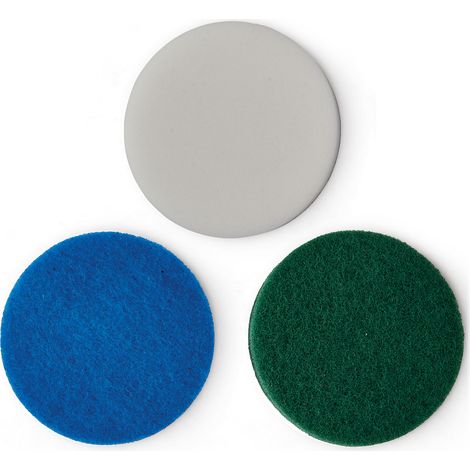 Einhell Kit de tampons de nettoyage pour nettoyeur PICOBELLA 18/90 (tampon en mélamine/microfibres/spécial cuisine) (1/5)