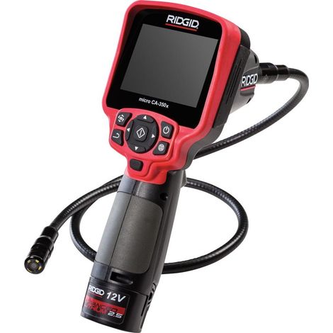 Inspektionskamera micro CA-350x 3,5 Zoll 320x240 17mm LED 4 Kabel-L.900mm RIDGID (1/5)