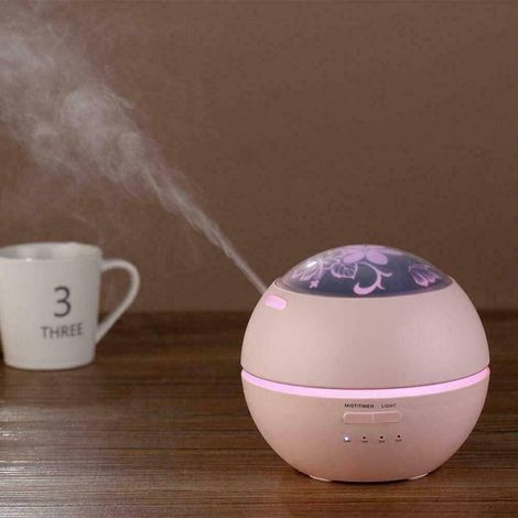 Umidificatore Ad Ultrasuoni Depuratore 150ml Diffusore Aromi Pure Essence