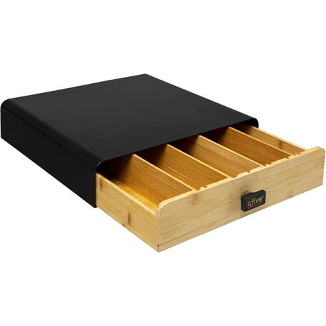 Caja de almacenamiento de todo tipo de capsulas coleccion noir kitchen (1/5)