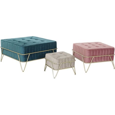 Pouf élégant en polyester pour détente confortable - Dégradé de couleurs élégant et moderne (1/4)