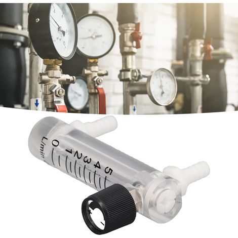 Débitmètre à air réglable 0‑5 LPM, haute précision avec échelle et montage sur panneau