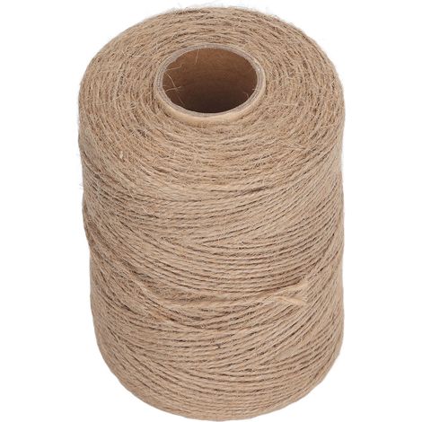 Corde en Jute Naturelle 2mm pour Projets DIY, Décoration et Jardinage - Rouleau de 300 mètres