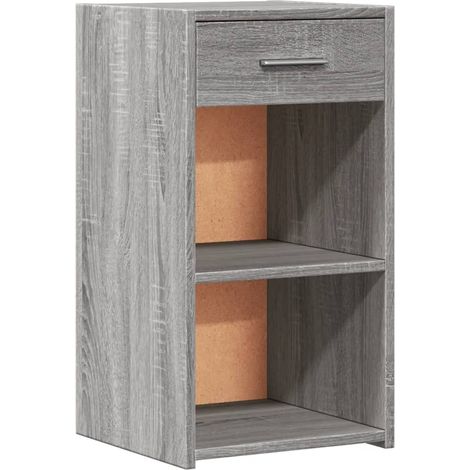 Maison Exclusive - Nachttisch Grau Sonoma 35x34x65 cm Holzwerksto