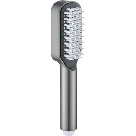 Douche À Main Pressurisée - Peigne Massage 2-en-1 Avec Fonction Pause - Réglage 4 Vitesses - Filtre Intégré - 1 Pièce (1/5)