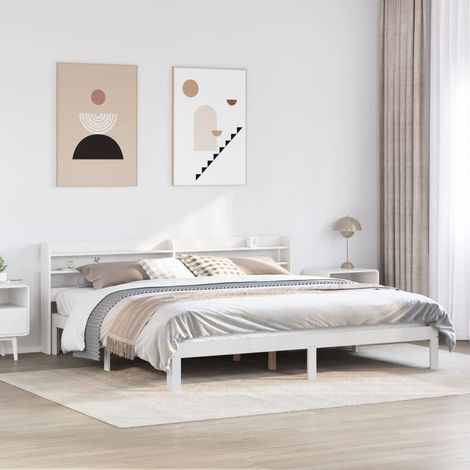 Estructura de cama con cabecero sin colchón  180x200 cm