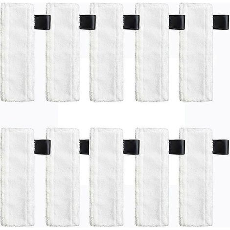 Lot de 10 chiffons de rechange en microfibre pour balai vapeur Easyfix SC2, SC3, SC4 et SC5 (1/5)