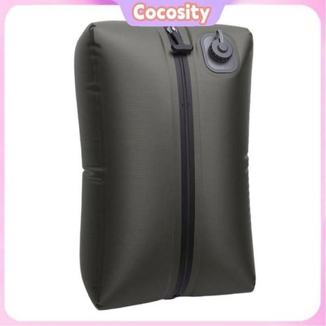 Cocosity 20L wiederverwendbarer Reise-Vakuum-Kompressionsbeutel mit integrierter Pumpe, wiederaufladbar, faltbar, grünes Gitter (1/5)
