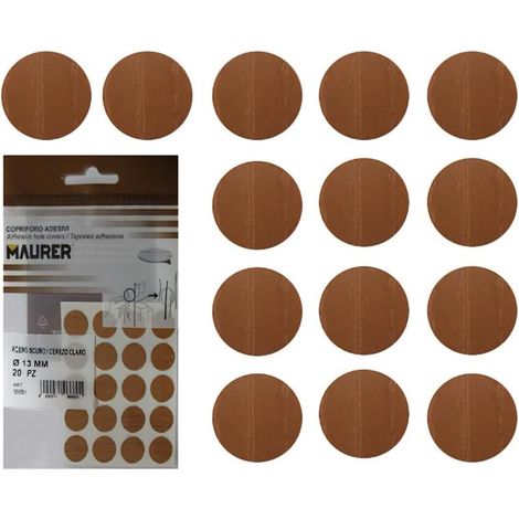 Tapatornillos Adhesivos Maple (Blister 20 unidades) (1/2)