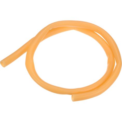 Tube en Caoutchouc Naturel de Latex, 15/32" [12mm] ID x 11/16" [17mm] OD Longueur de 3 Pieds Tuyau en Latex pour Maison/Laboratoire, Tubes de Bande Hautement Élastiques [Jaune] (1/5)