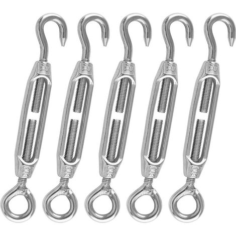 Tendeur à cages, lot de 10 Vis pour panier à fleurs en acier inoxydable - M4 - RWTendeur à cages (1/4)