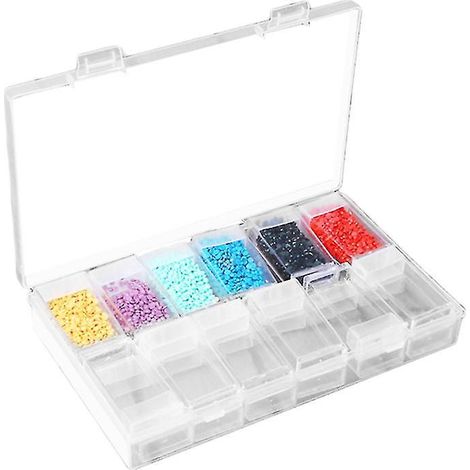 1 boîte de rangement pour perles