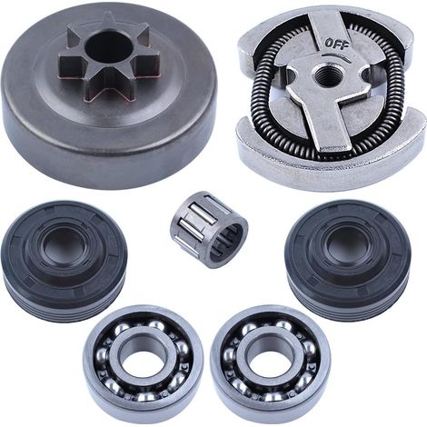 Embrayage Tambour Roulement Vilebrequin Jeu de joints pour Husqvarna 136 137 141 142 36 41 Tronçonneuse Cage à aiguilles (1/5)