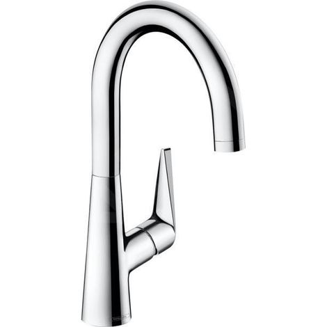 Hansgrohe – Mitigeur de lavabo pivotant ComfortZone 220 – Hauteur 220mm – Débit 10 l/min à 3 bars – Système de mélange céramique – Limitation de température (1/5)