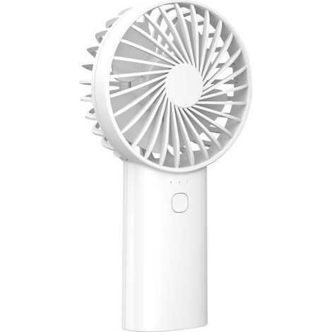 Ventilateur Portable - AKASHI - 2 en 1 - Batterie 4000mAh - Recharge USB-C - Lampe LED intégrée