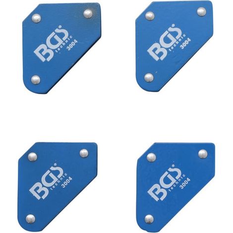 Jeu de supports magnétiques mini 45° - 90° - 135° 4 pièces BGS 4 pièces (1/4)
