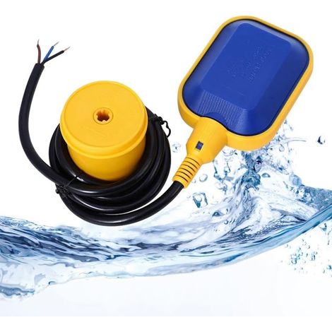 Interrupteur à Flotteur Contrôle Automatique de Niveau d'eau, Interrupteur Flotteur Commutateur Interrupteur De Niveau avec Câble de 3 M pour Pompe électrique Réservoir d'Eau Pompe Submersible (1/5)