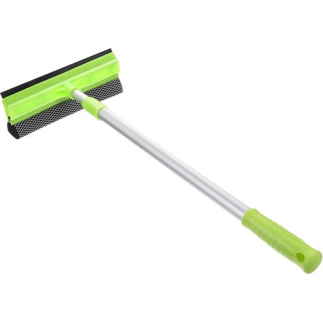 Raclette Vitre Télescopique Rétractable Plastique avec Manche Long pour Fenêtres Pare-Brise et Surfaces Verre Flexible et Nettoyeur Vitre à Usage Domestique (1/5)