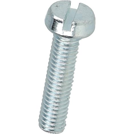 Vis tête cylindrique fente M5 x 20 mm avec fente