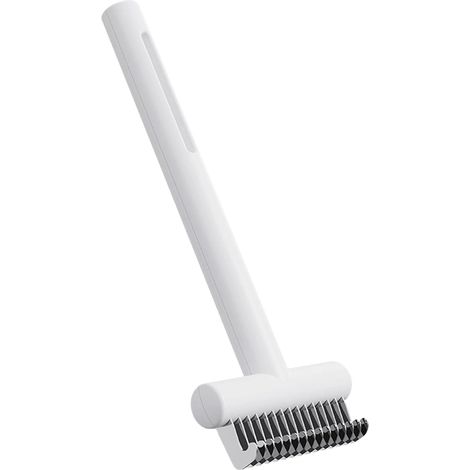 Brosse pour chat, râteau à poils pour animaux, poils de 6,7 cm avec fonction massage, outil d'épilation, brosse de mue au design ergonomique (1/5)
