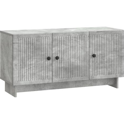 vidaXL  TV Cabinet  Concrete Grey 99 x 34.5 x 50 cm Engineered Wood