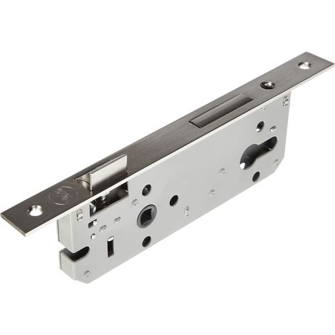 Serrure de Porte en Bois Y52X00400S2 Nickel satiné, Bords carrés, entrée 40 mm (1/5)