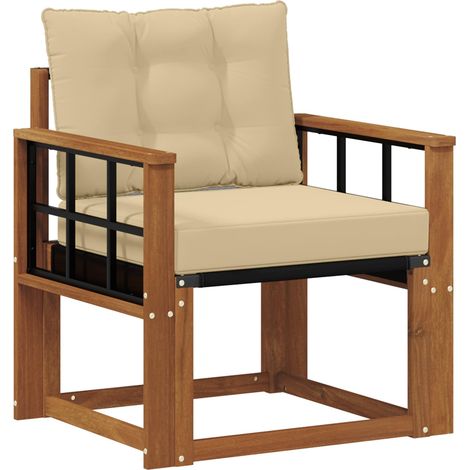 Maison Exclusive - Outdoor-Sofa Massivholz Akazie Natur (1/5)