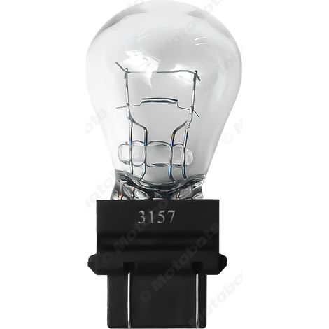 12V 3157 21W automotive halogen bulbs, used for headlights, taillights, brake lights, and warm white light. (1/4)