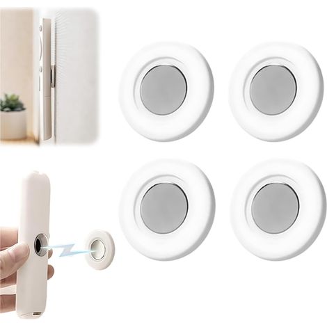 Magnetischer Fernbedienungshalter, Wandhalterung zur Aufbewahrung – selbstklebender TV-Fernbedienungshalter (4er-Pack)