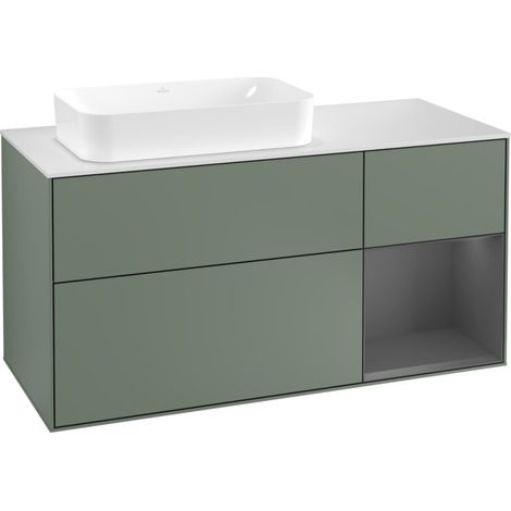 Villeroy & Boch F281GKGM Meuble sous-lavabo Finion F28 (1/2)