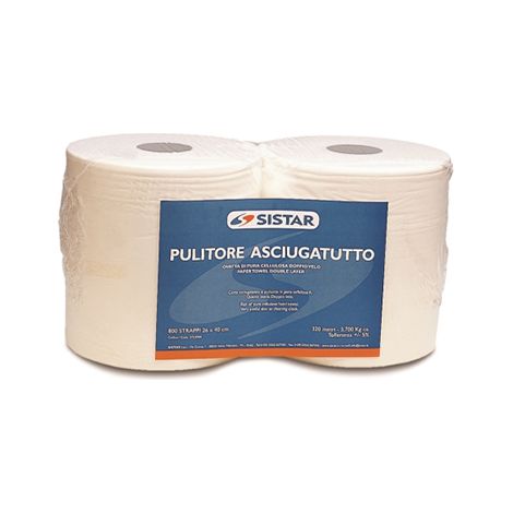 SISTAR 575.8900 PURE ROLL PAPER PULP 800 TEARS