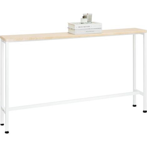 SoBuy White Console Table Hall Table Side Table End Table Living Room Entryway Sofa Table,FSB19-Z