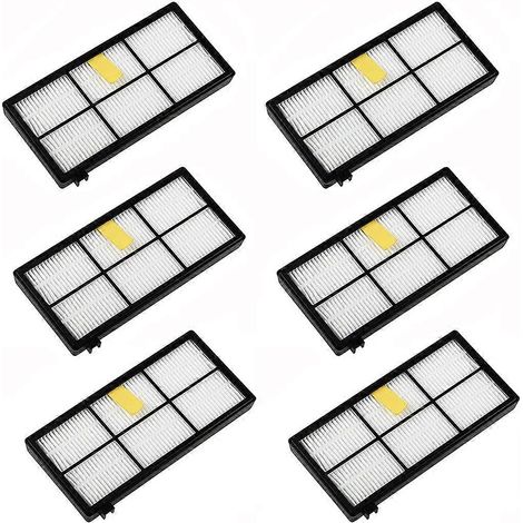 Kits de pièces et accessoires de rechange pour filtres et aspirateurs robots iRobot Roomba séries 800, 900, 850, 860, 861, 866, 870, 880, 890, 900, 960, 980, 981 et 985 (1/5)
