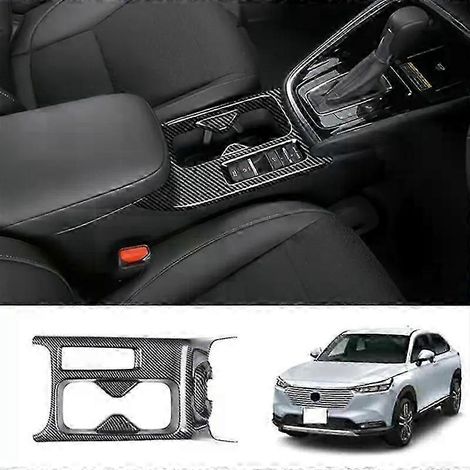 Dekor-Abdeckung für die Mittelkonsole aus Kohlefaser, passend für Honda HRV, HR-V Vezel-JXLGV (1/5)