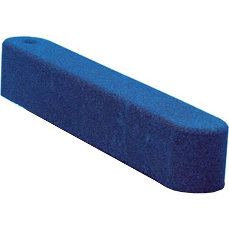 Bordure de bac à sable en caoutchouc / Bord de retenue - 100 x 15 x 15 cm - Bleu