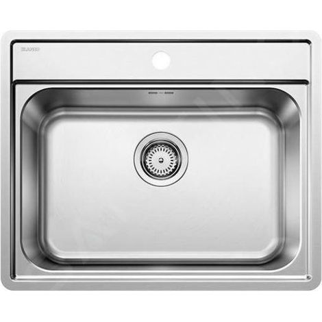 Blanco Lemis 6 - Évier, 62x50 cm, inox brossé 525108 (1/3)