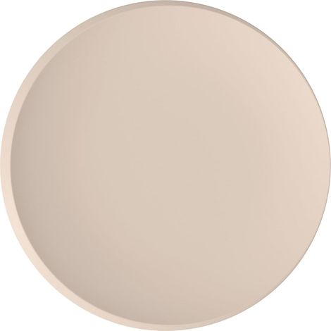 Assiette Plate, Assiette Beige En Porcelaine