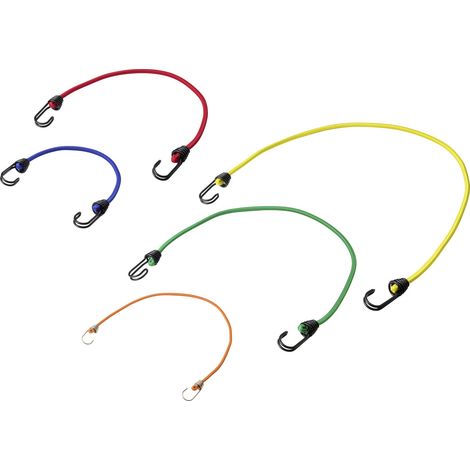 TOOLCRAFT TO-11220837 Expanderseil Elastisch, dehnbar, mit Haken (1/5)